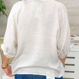 Soft Pinstripe Dolman Sleeve Top - Jessi Jayne Boutique