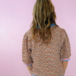 Confetti Pop Collared Knit Top - Jessi Jayne Boutique