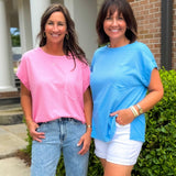 The Chill Mode Waffle Knit Top - Jessi Jayne Boutique