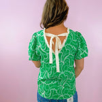 Summer Breeze Embroidered Back - Tie Top - Jessi Jayne Boutique