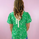 Summer Breeze Embroidered Back - Tie Top - Jessi Jayne Boutique