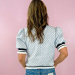 Sweetheart Varsity Knit Top - Jessi Jayne Boutique