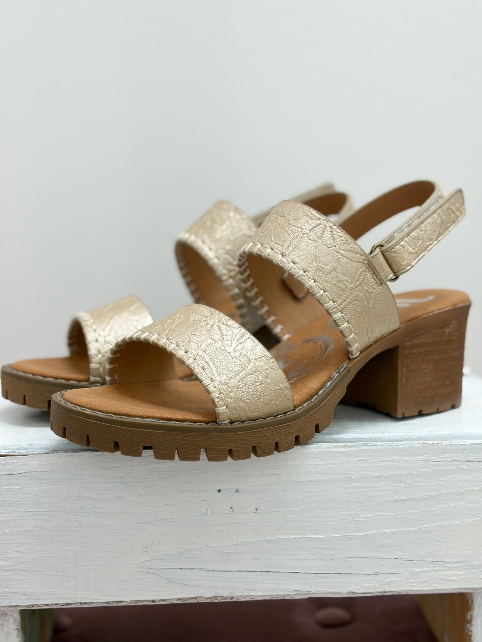 Very G Penny Gold Sandal Wedge - Jessi Jayne Boutique