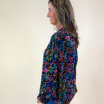 Kaleidoscope Garden Smock Top - Jessi Jayne Boutique