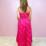 Regal Romance Strapless Pleated Midi Dress - Jessi Jayne Boutique