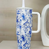 Blue Jungle 40oz Tumbler - Jessi Jayne Boutique