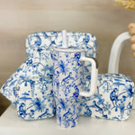 Blue Jungle Toiletry Bags - Jessi Jayne Boutique