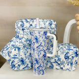 Blue Jungle Toiletry Bags - Jessi Jayne Boutique