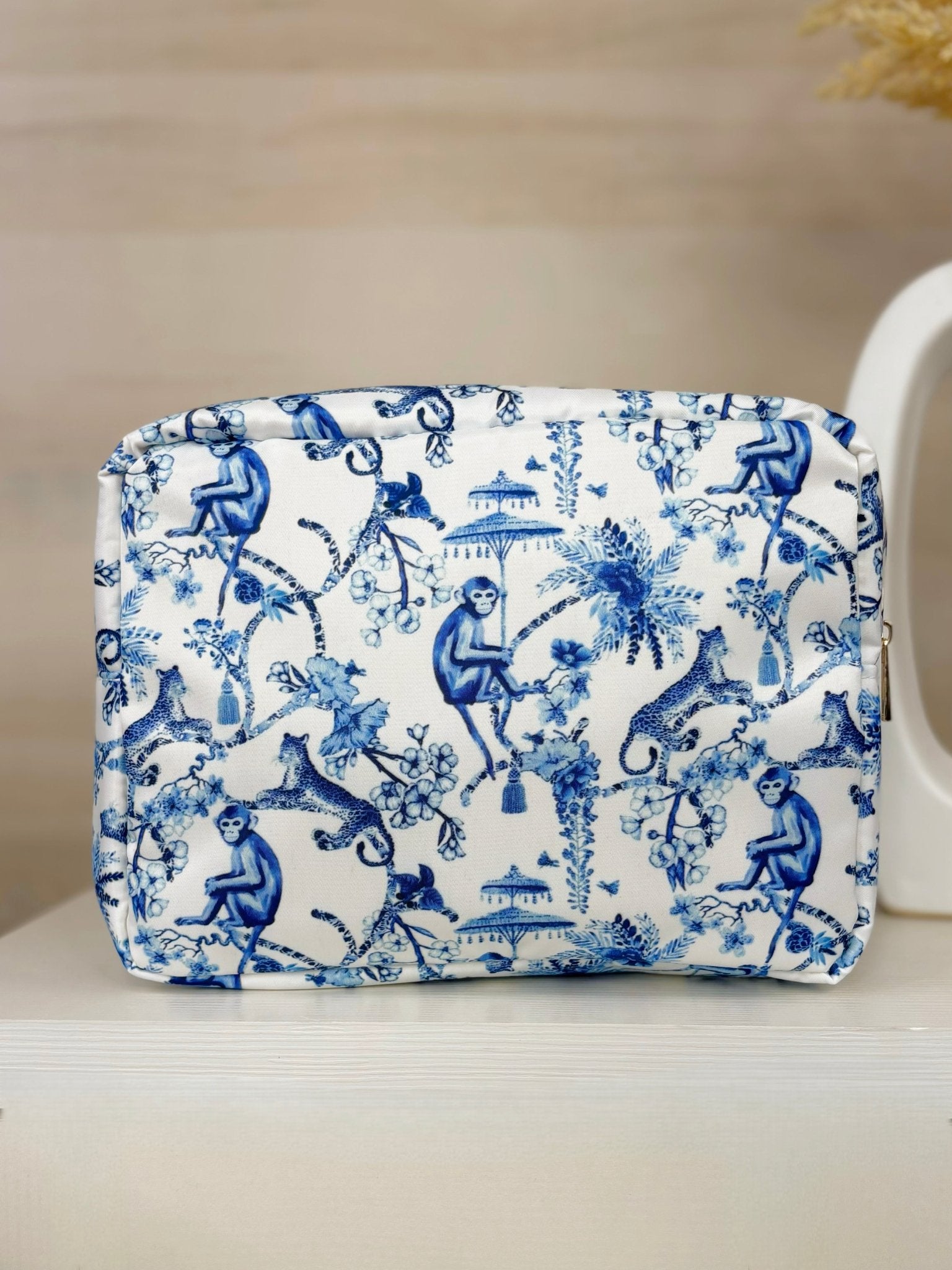 Blue Jungle Toiletry Bags - Jessi Jayne Boutique