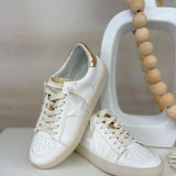 Miim Alex White and Gold Sneakers - Jessi Jayne Boutique