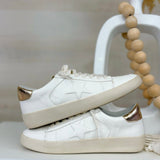 Miim Alex White and Gold Sneakers - Jessi Jayne Boutique