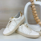 Miim Alex White and Gold Sneakers - Jessi Jayne Boutique