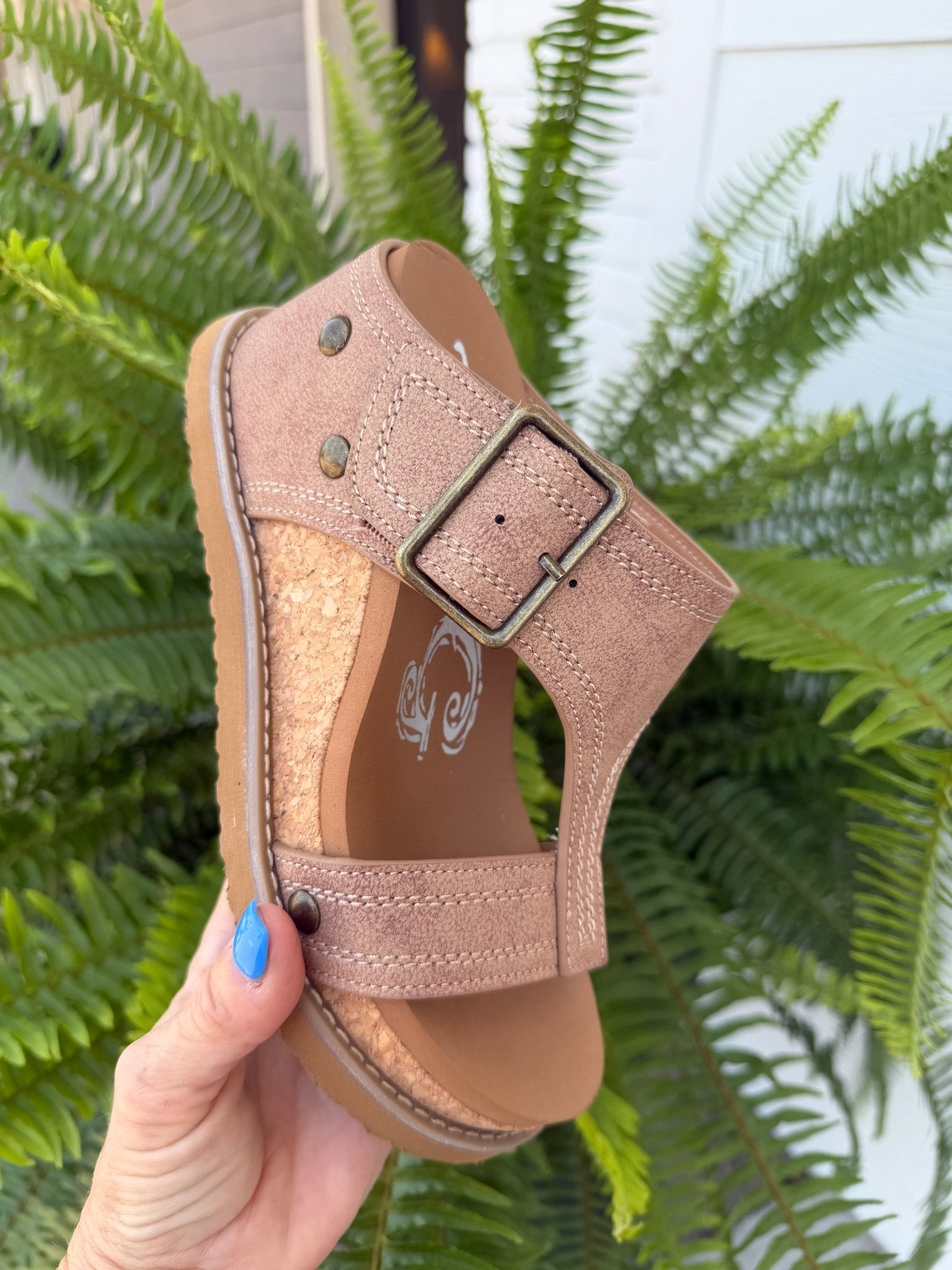 Very G Tan Noah Wedge Sandal - Jessi Jayne Boutique
