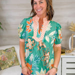 On a Happy Note Floral Top - Jessi Jayne Boutique