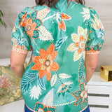 On a Happy Note Floral Top - Jessi Jayne Boutique