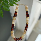 Gemelli Calloway Brown Necklace