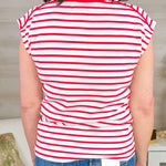 Harbor Stripe Sleeveless Top - Jessi Jayne Boutique