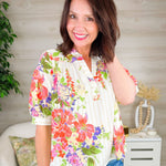 Meet Me in the Garden Blouse - Jessi Jayne Boutique