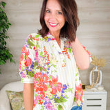 Meet Me in the Garden Blouse - Jessi Jayne Boutique