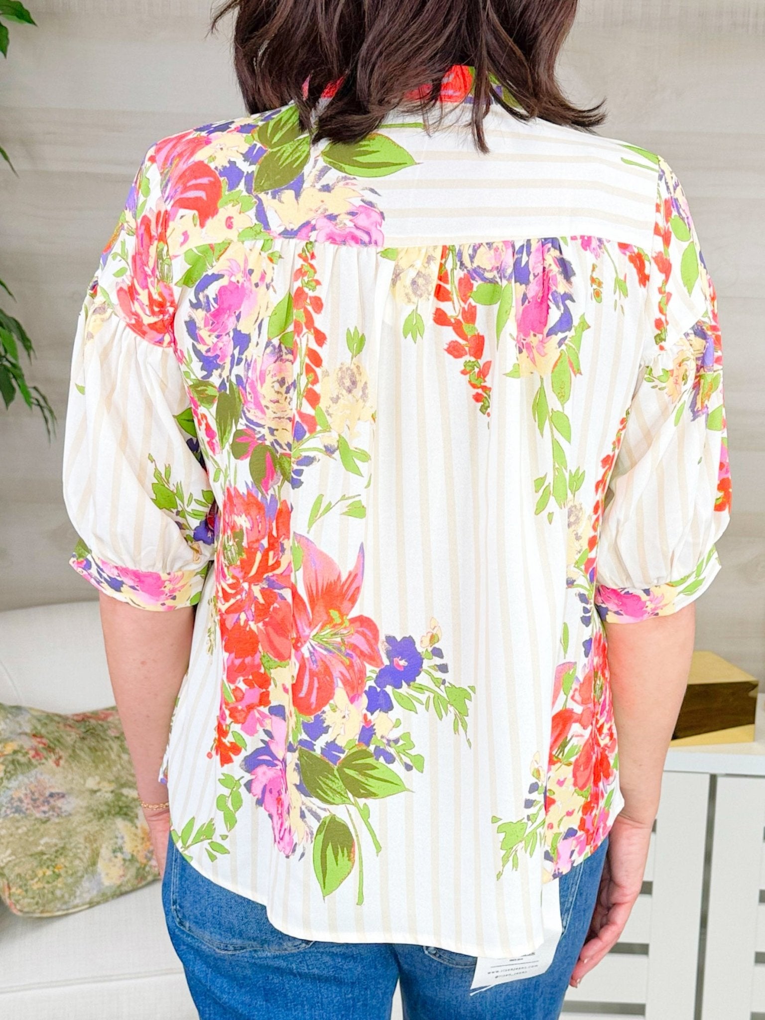 Meet Me in the Garden Blouse - Jessi Jayne Boutique