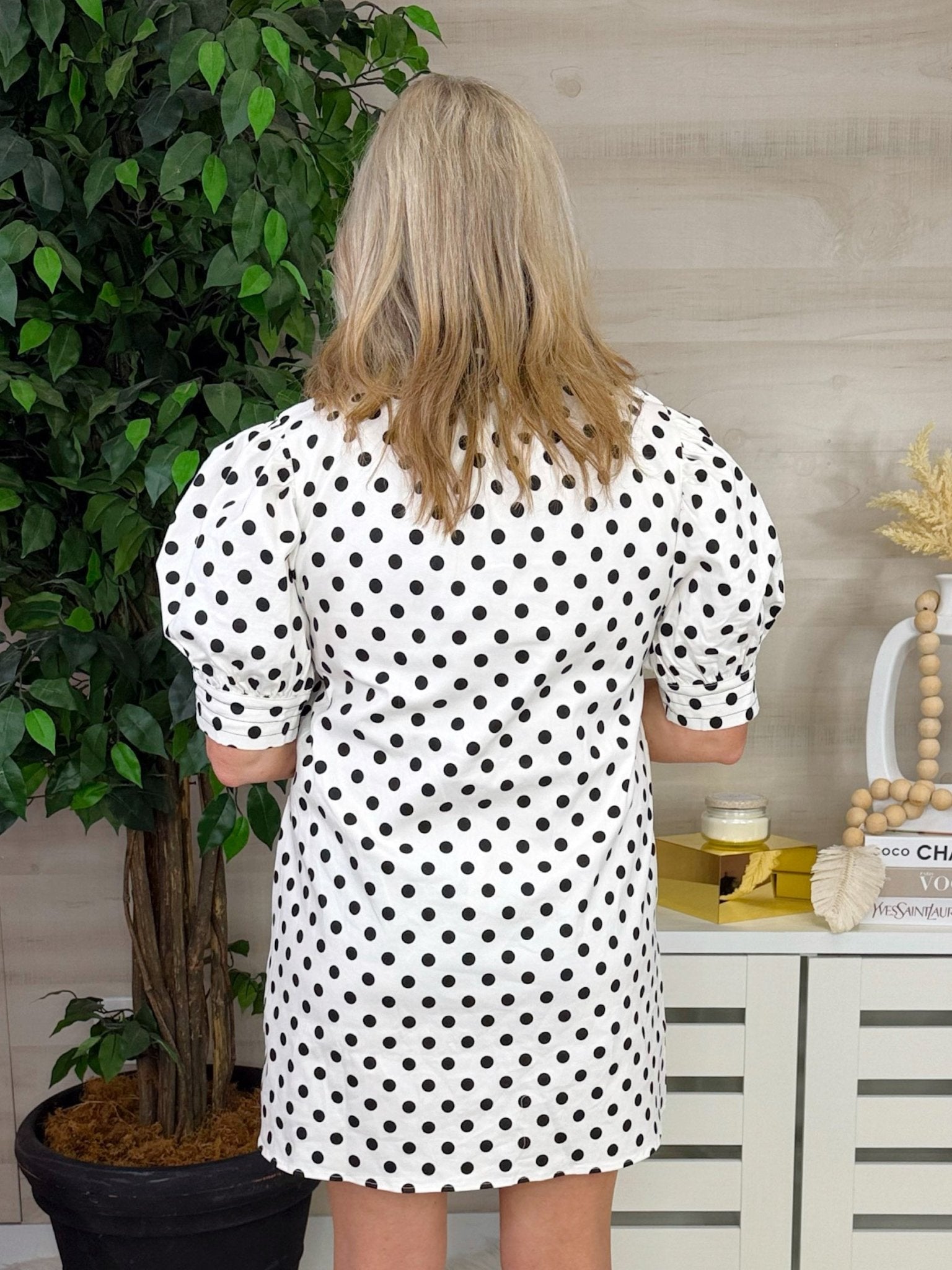 Paris After Five Polka Dot Dress - Jessi Jayne Boutique