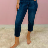Judy Blue Side Slit Capri - Jessi Jayne Boutique