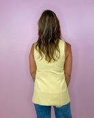 Lemon Luxe Longline Vest - Jessi Jayne Boutique