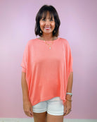 The Comfy Side Ribbed Top - Jessi Jayne Boutique