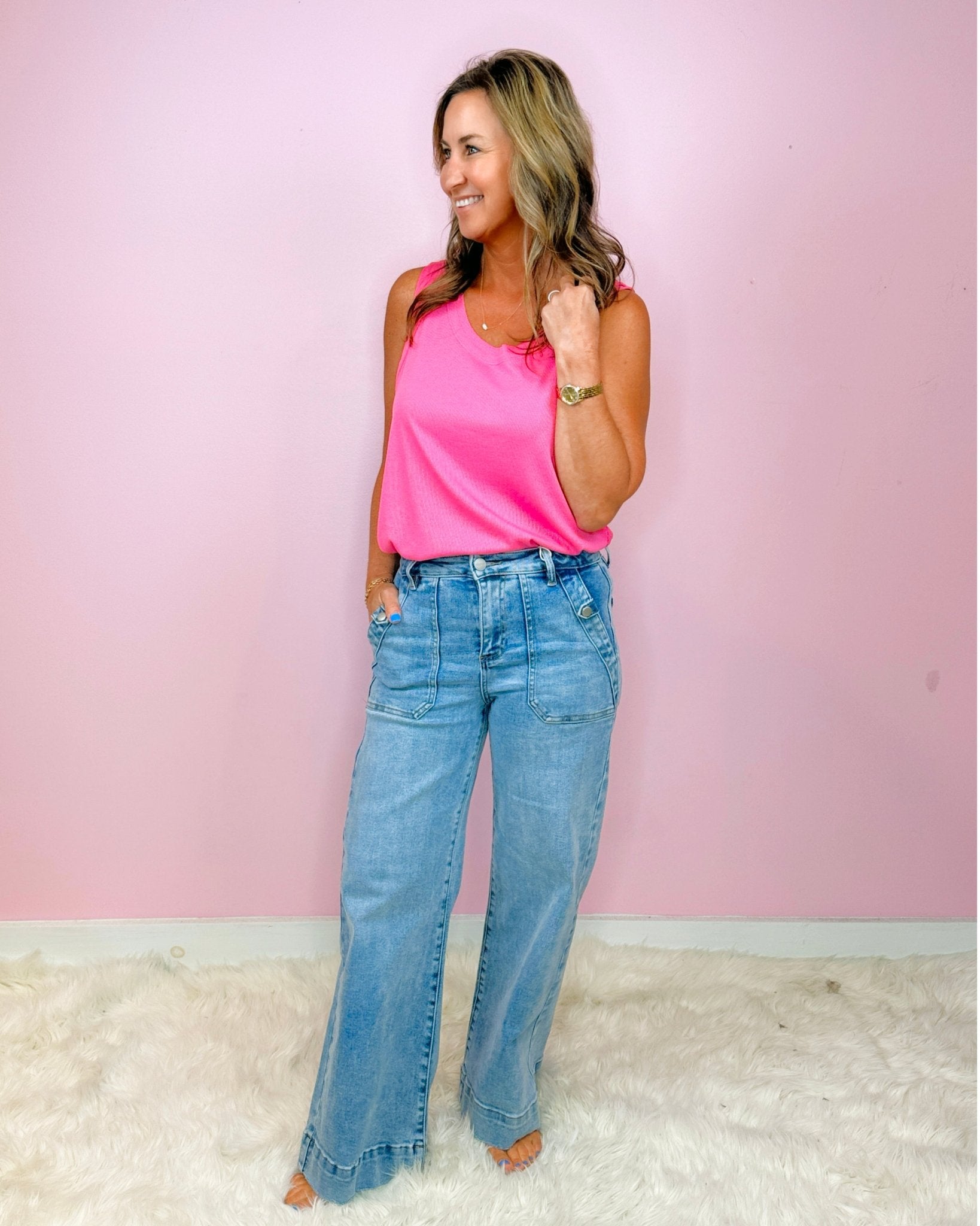 Palm Springs Wide Leg Jeans - Jessi Jayne Boutique
