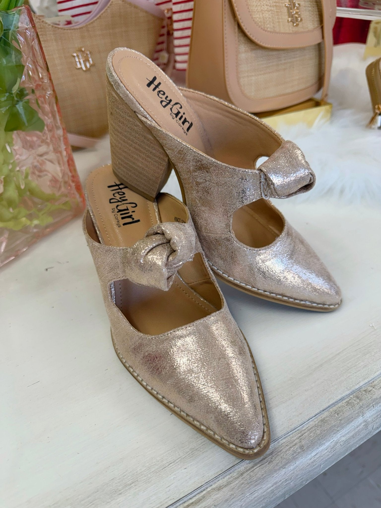 Corkys Gold Knot Gonna Happen Mules - Jessi Jayne Boutique