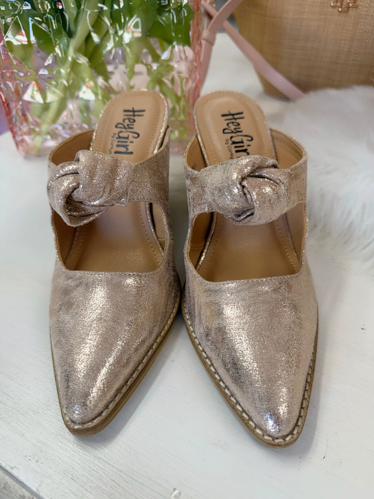 Corkys Gold Knot Gonna Happen Mules - Jessi Jayne Boutique