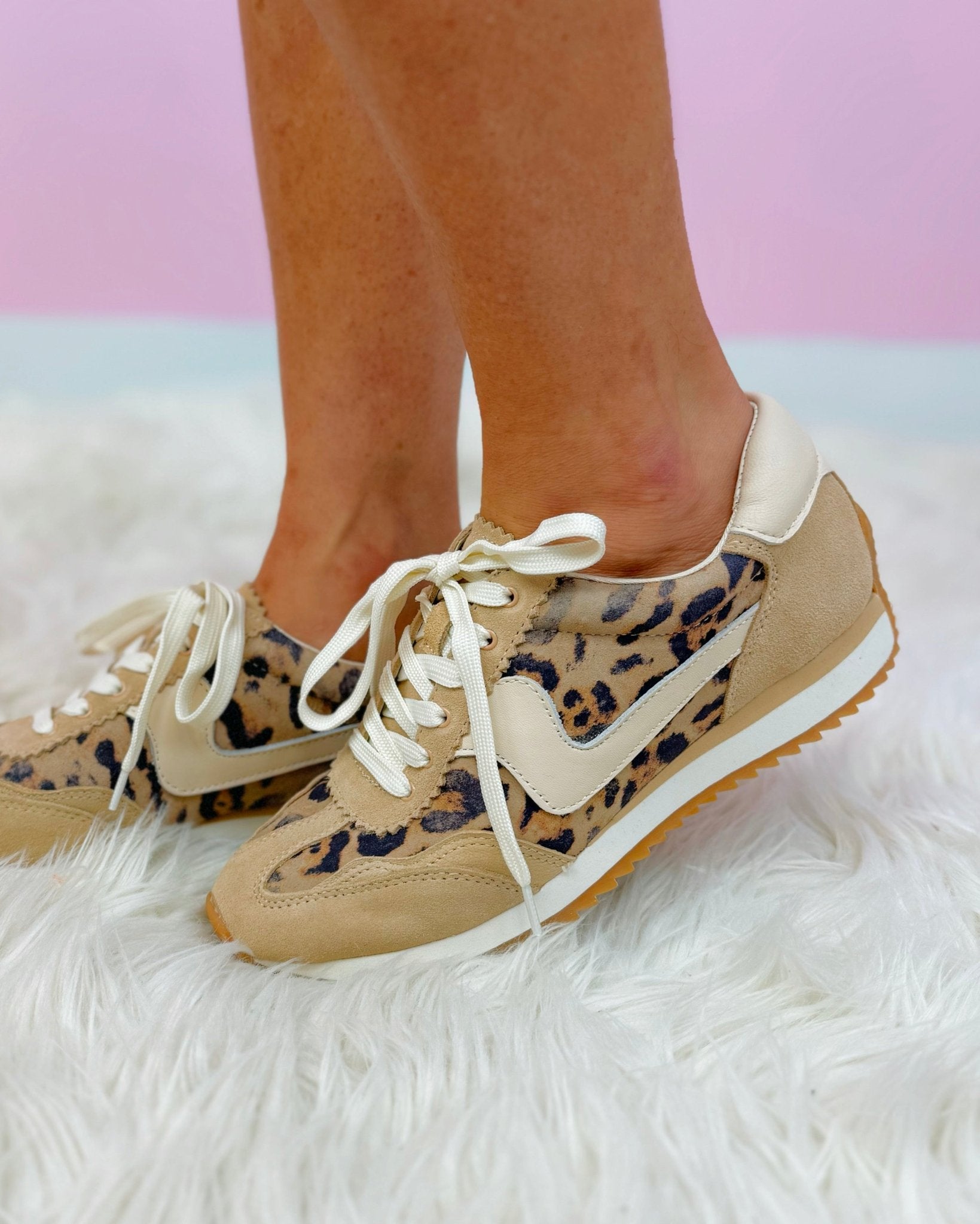 Dolce Vita B.ntcd Sneakers Lt Leopard Suede - Jessi Jayne Boutique