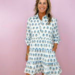 Bluebell Bloom Tiered Mini Dress - Jessi Jayne Boutique