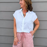 Clean Slate Tencel Button Down Top - Jessi Jayne Boutique