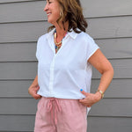 Blush Tencel Pull - On Shorts - Jessi Jayne Boutique
