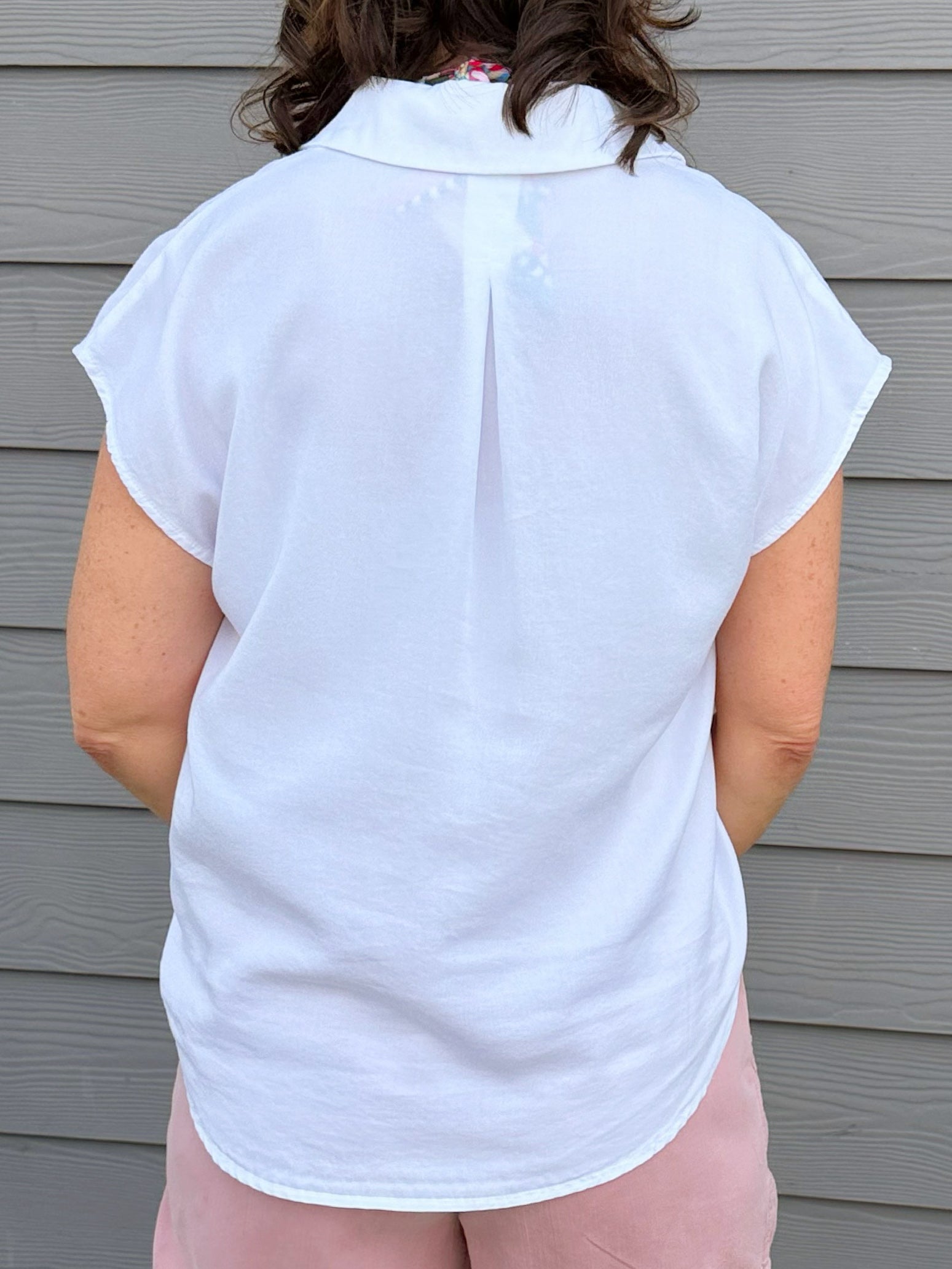 Clean Slate Tencel Button Down Top - Jessi Jayne Boutique