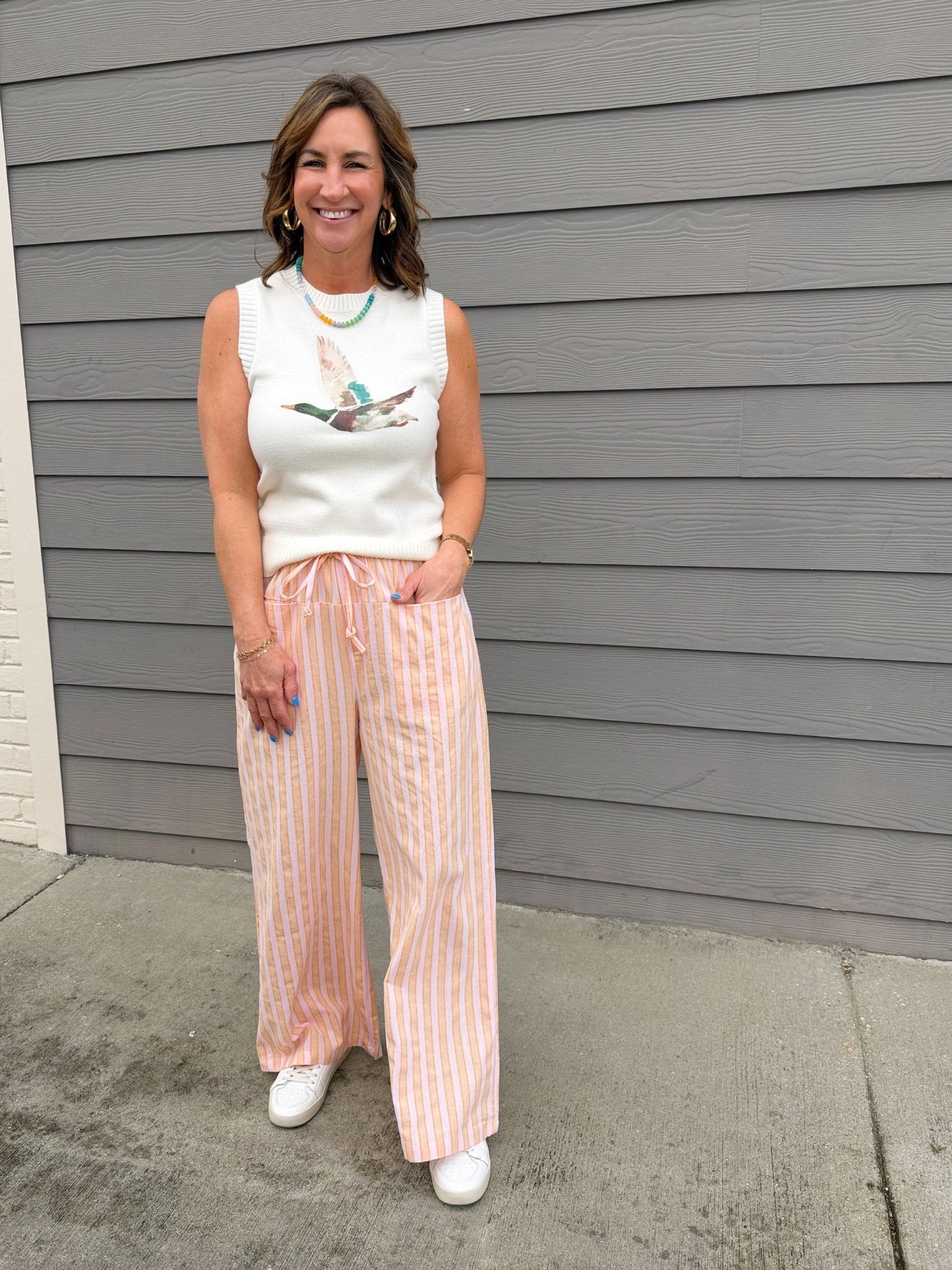 Mallard Flight Sweater Vest - Jessi Jayne Boutique