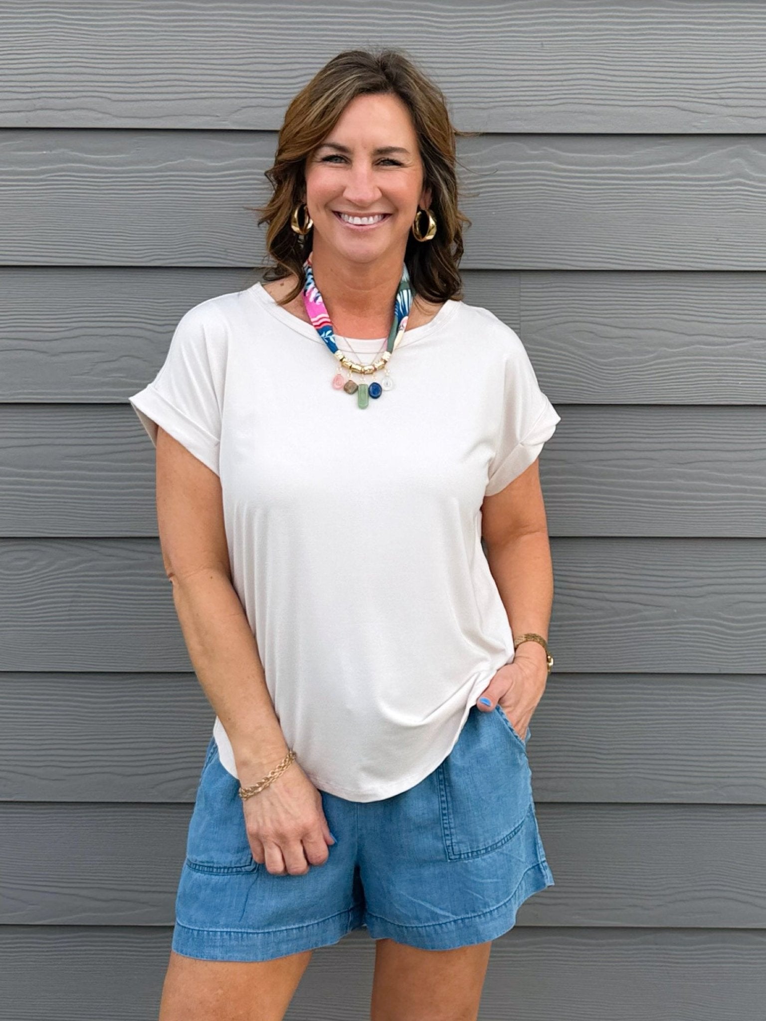 Bamboo Modal Essential Top - Jessi Jayne Boutique