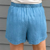 Easy Days Tencel Denim Shorts - Jessi Jayne Boutique