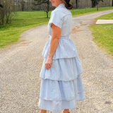 Sweet Caroline Striped Midi Dress - Jessi Jayne Boutique