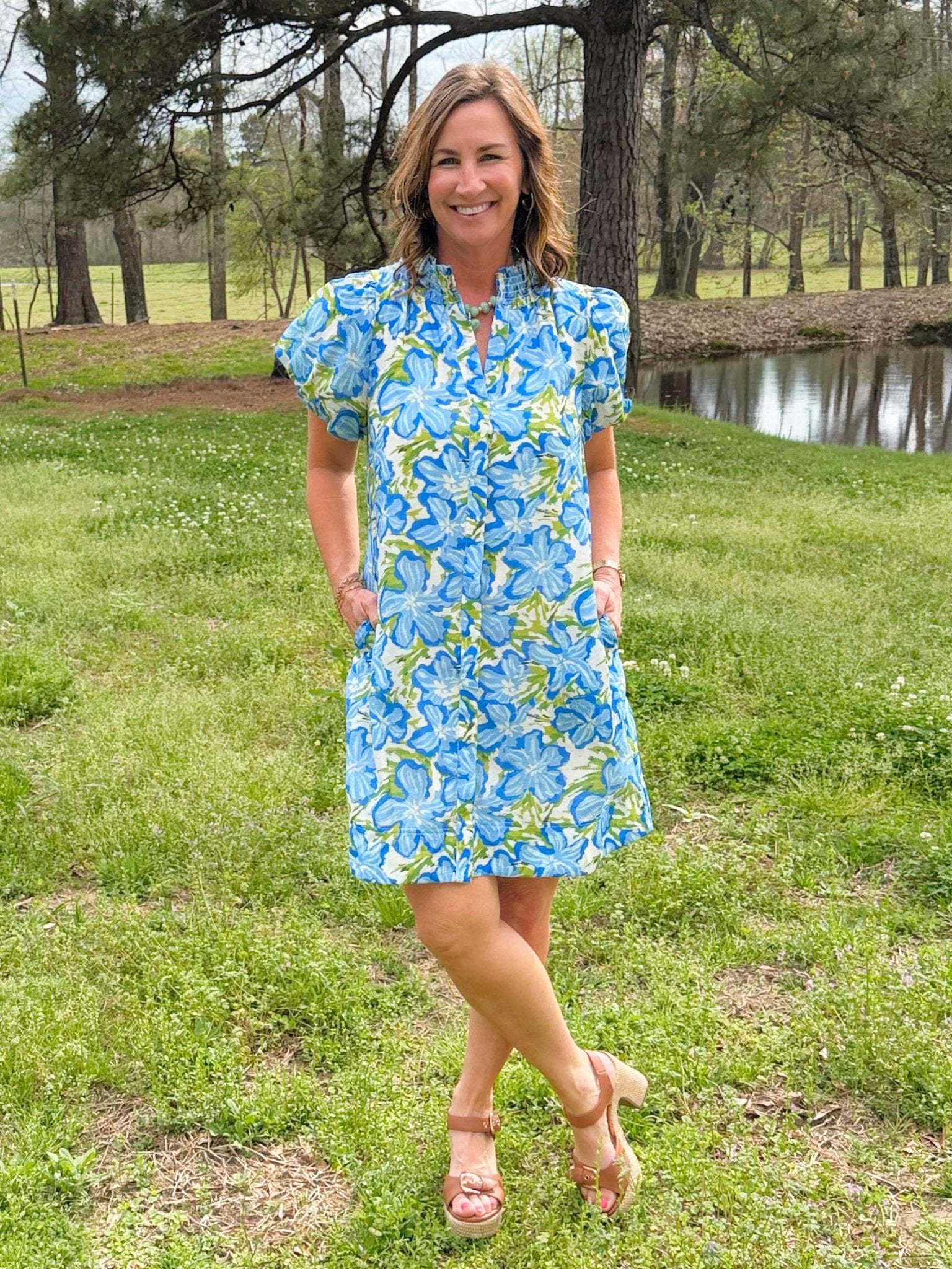 Fresh Bloom Button Down Dress - Jessi Jayne Boutique