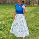 French Countryside Midi Dress - Jessi Jayne Boutique