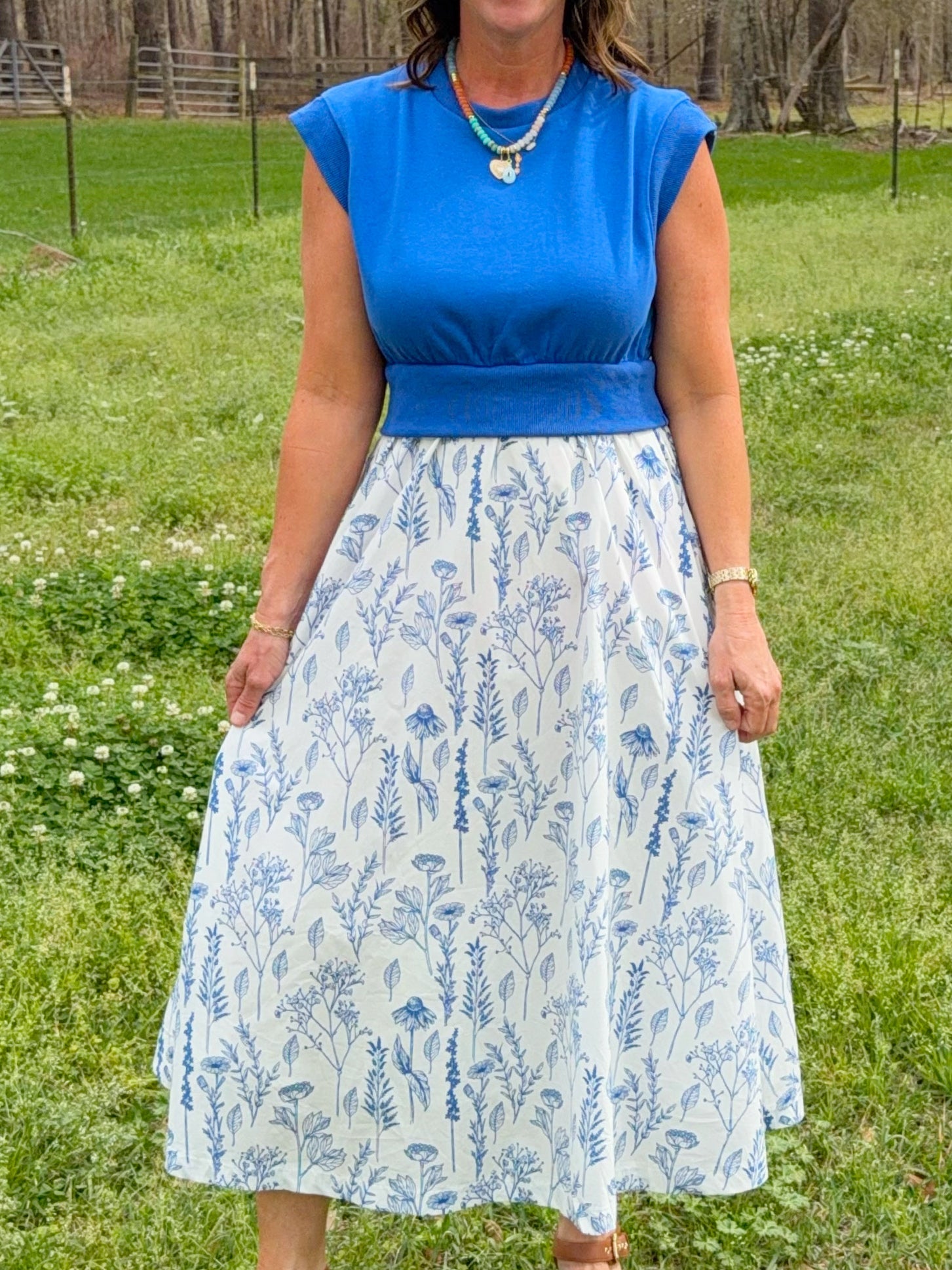 French Countryside Midi Dress - Jessi Jayne Boutique