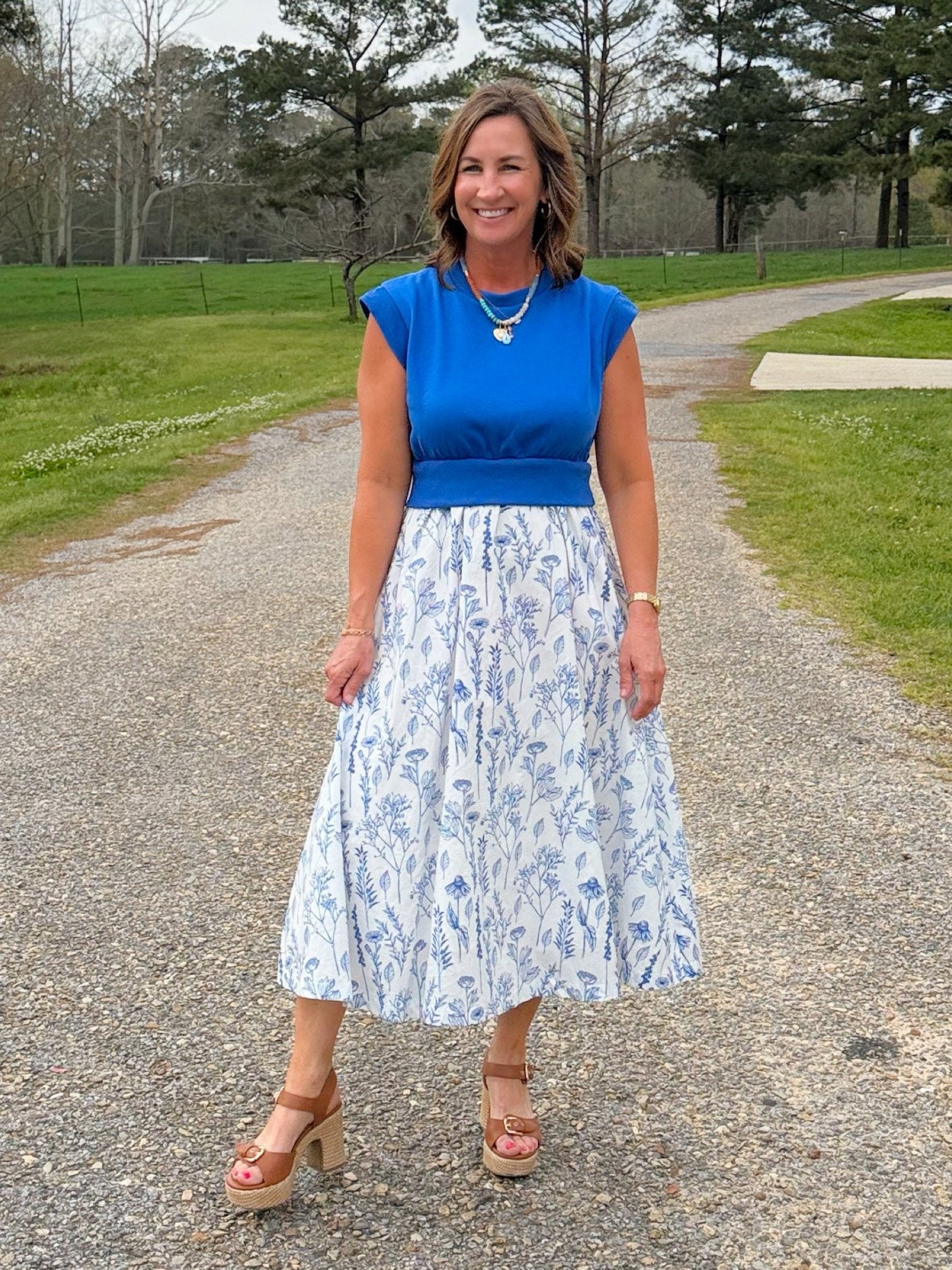 French Countryside Midi Dress - Jessi Jayne Boutique