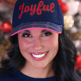 PREORDER- Joyful Plaid Hat