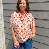 Sunset Mosaic Dolman Top - Jessi Jayne Boutique