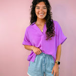 Bliss Mode Collared Popover Top - Jessi Jayne Boutique