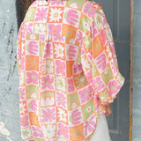 Retro Garden Patchwork Top - Jessi Jayne Boutique