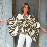 Olive Palm Breeze Top - Jessi Jayne Boutique