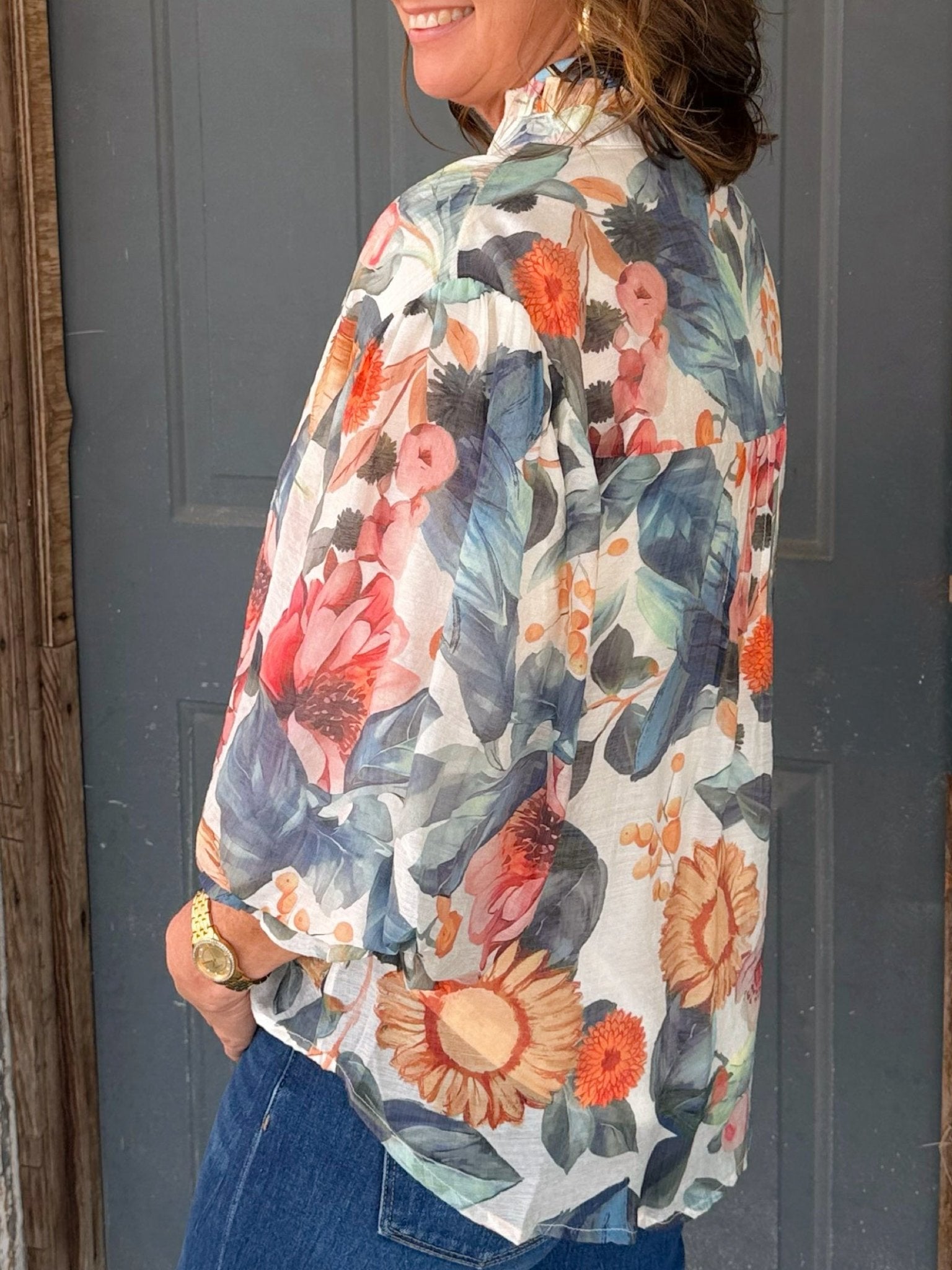 Harvest Garden Floral Top - Jessi Jayne Boutique